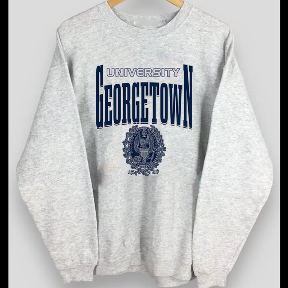 NCAA Georgetown Hoyas Sweatshirt Georgetown University Shirt Sweater - Picture 1 of 2